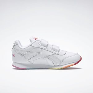 Reebok Royal Classic Jogger 2.0 Turnschuhe Kinder - Weiß/Rot/Orange - DE 297-GMR